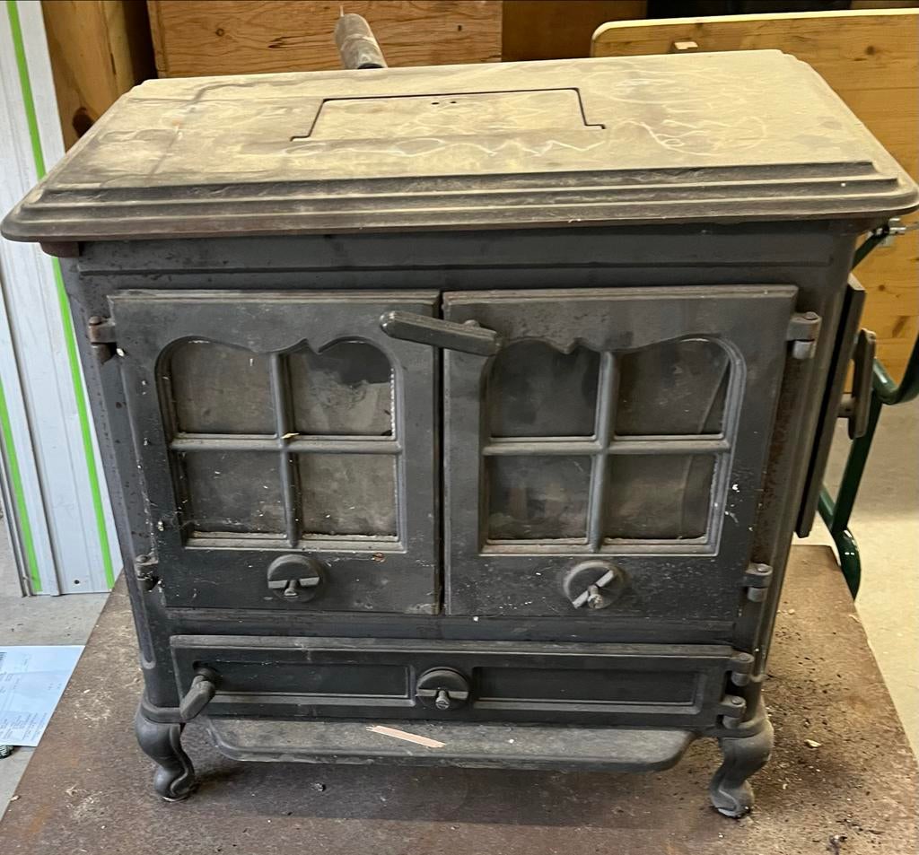 Laxevaags Beaulieu houtkachel, Huis en Inrichting, Ophalen, Gebruikt, Houtkachel, Vrijstaand