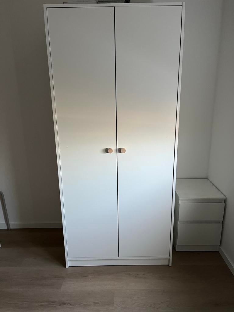 IKEA kledingkast Kleppstad, Huis en Inrichting, Kasten | Kledingkasten, Ophalen, Overige materialen, Met deur(en), Gebruikt