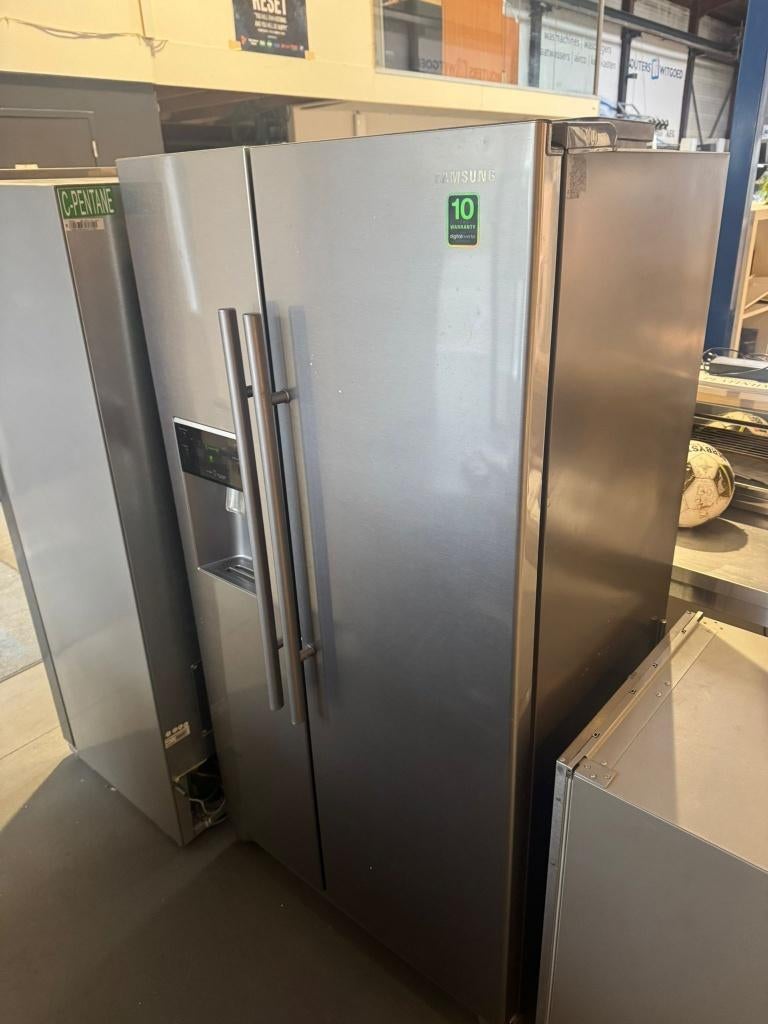 Samsung Amerikaanse koelkast schoon garantie, Witgoed en Apparatuur, Koelkasten en IJskasten, Gebruikt, 200 liter of meer, 60 cm of meer