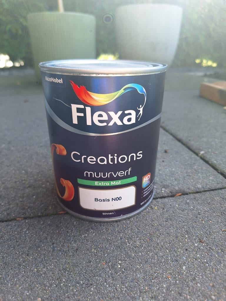 Flexa Creations Muurverf Real Red Terra Extra Mat 1L, Ophalen of Verzenden, Nieuw, Verfspuit of Verfpomp