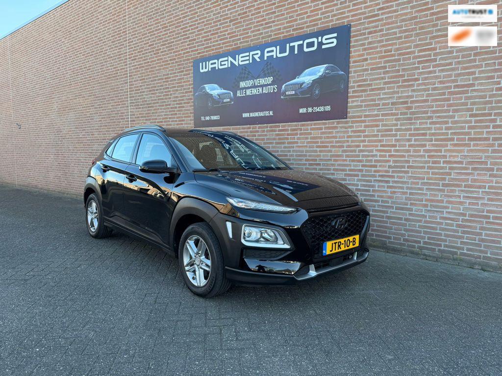 Hyundai KONA 1.0 T-GDI i-Drive Airco Cruise-control Rijstroo, Auto's, Voorwielaandrijving, Stof, Gebruikt, Zwart
