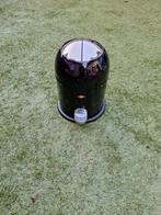 Wesco Vuilnisbak Zwart - Stijlvolle Pedaalemmer, Gebruikt, Met pedaal, 50 tot 75 cm, Ophalen of Verzenden