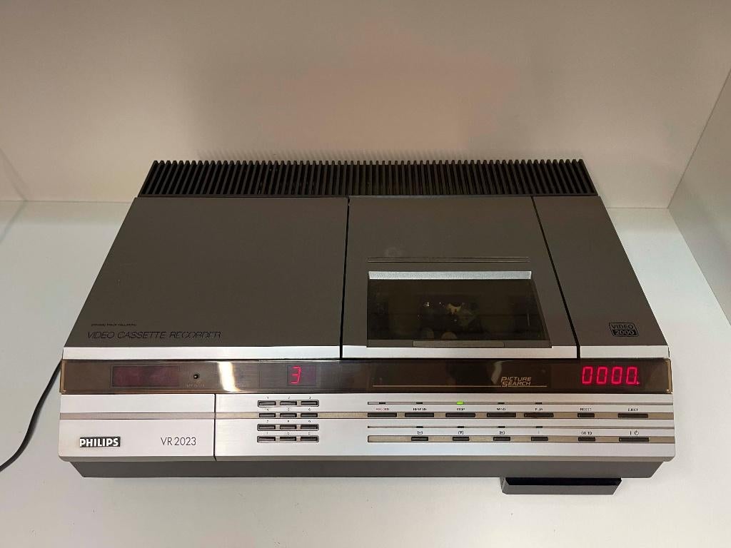 Philips VR 2023/00 Video 2000 (Voor onderdelen of Repareren, N, Video 2000-speler of -recorder, Ophalen of Verzenden, N