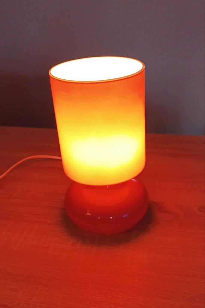 Lamp, Huis en Inrichting, Lampen | Tafellampen, Ophalen of Verzenden, Modern, Minder dan 50 cm, Glas