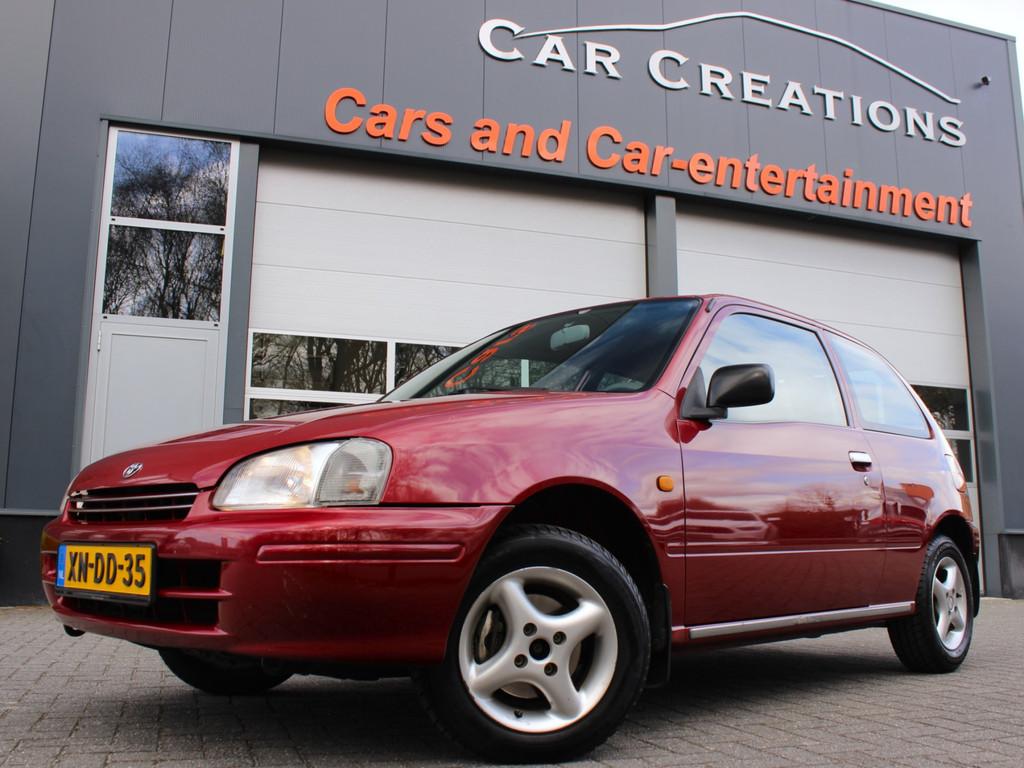 Toyota Starlet 1.3-16V GXi NL-Auto Automaat 95.165 Km!, Auto's, Stof, Origineel Nederlands, Bedrijf, Grijs
