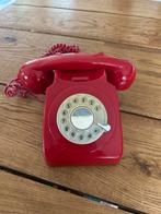 Retro look jaren ‘50 telefoon met draaischijf, Ophalen of Verzenden, Gebruikt, 1 handset, Stralingsarm