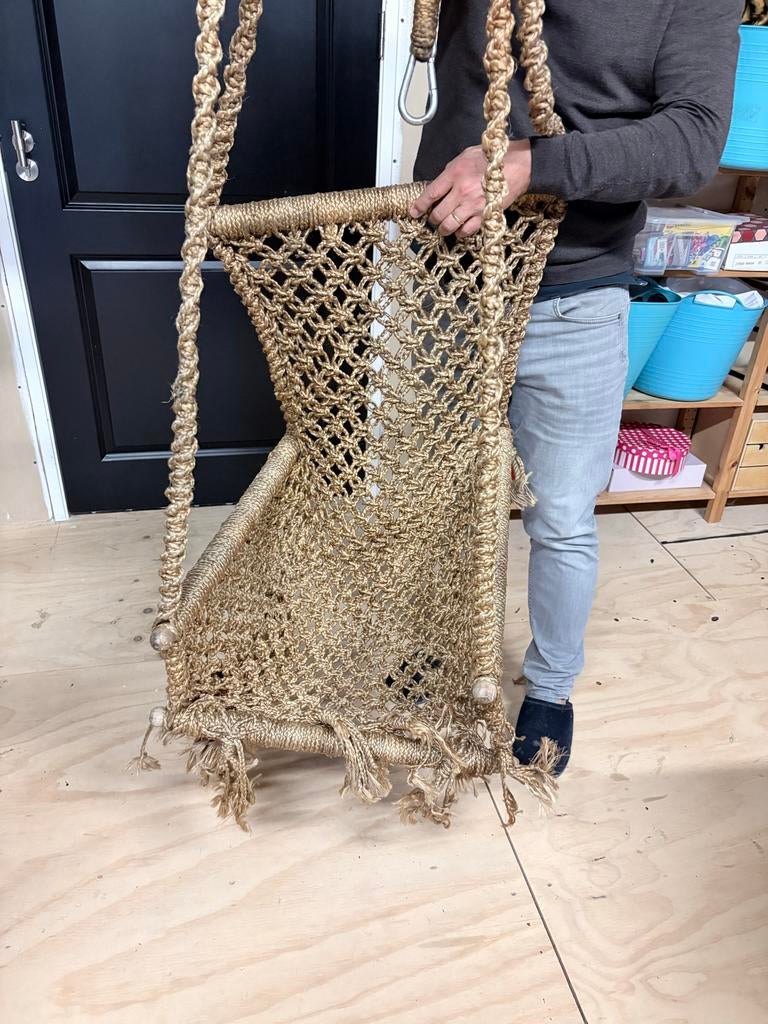 Macrame hangstoel, Ophalen, Overige materialen, Gebruikt, Overige kleuren