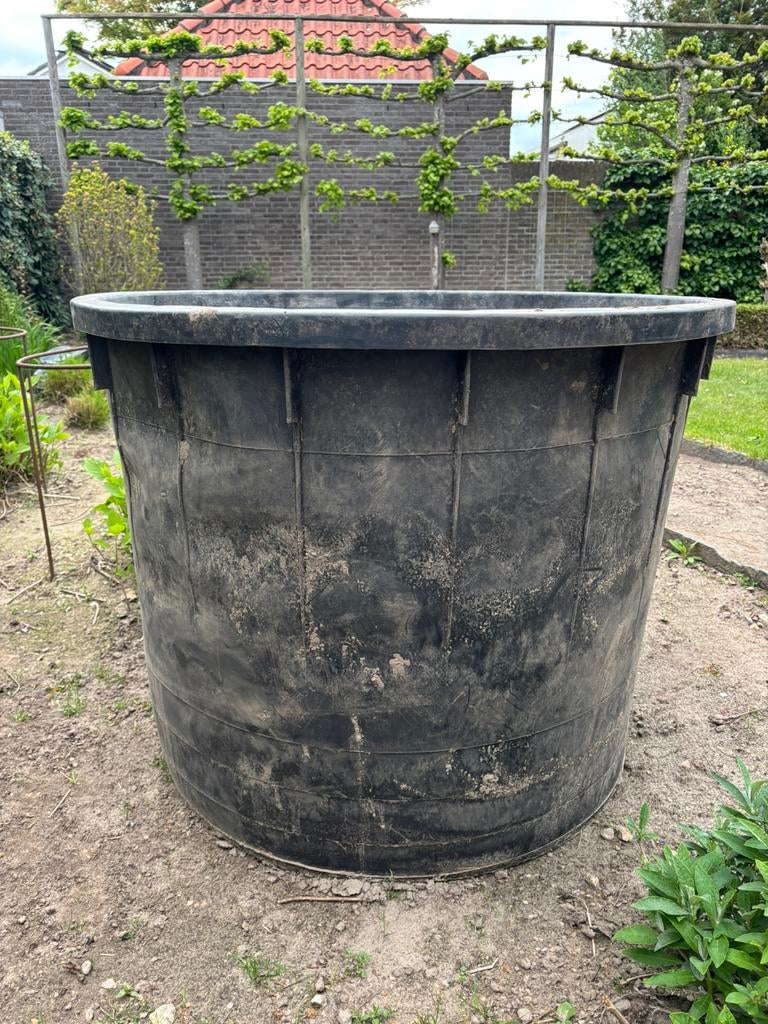 Kuip 500 liter | vijverbak | waterbak, Ophalen, Gebruikt, Rond, Kunststof
