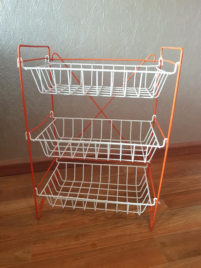 retro vintage mid century Tomado keuken rekje mandjes rek, Ophalen, Overige typen, Kunststof, Nieuw