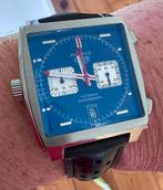 Heuer Monaco Steve Mc Queen, Ophalen of Verzenden, Zwart, Android
