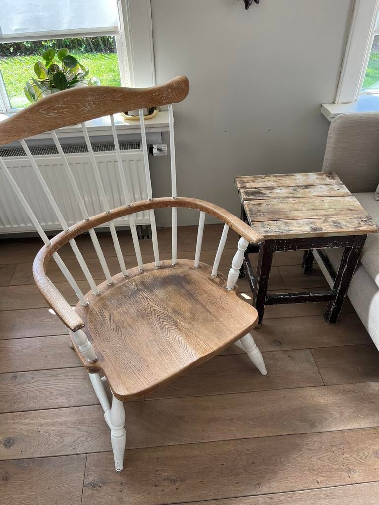 Brocante Houten Stoel, Ophalen