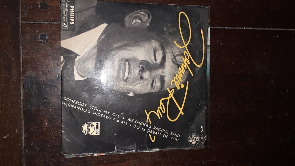 Johnny Ray Single EP Philips Minigroove 45 - Vintage LP, Ophalen of Verzenden, Gebruikt, 7 inch