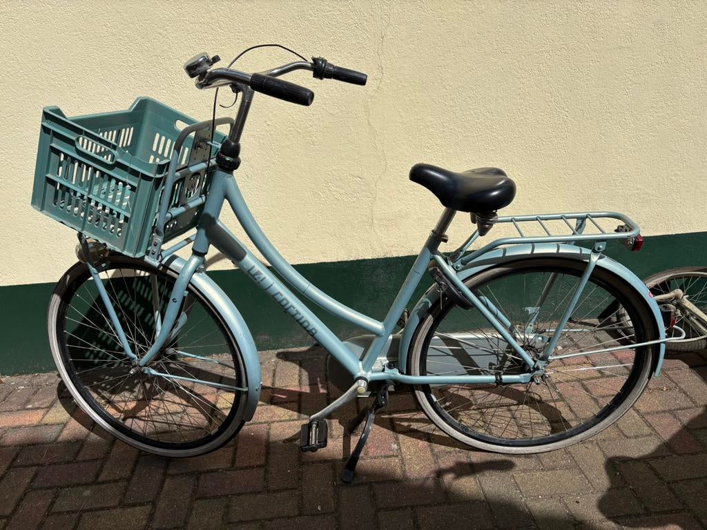 Blauwe Cortina fiets, Fietsen en Brommers, Fietsen | Dames | Omafietsen, Zo goed als nieuw, 56 cm of meer, Versnellingen, Ophalen of Verzenden