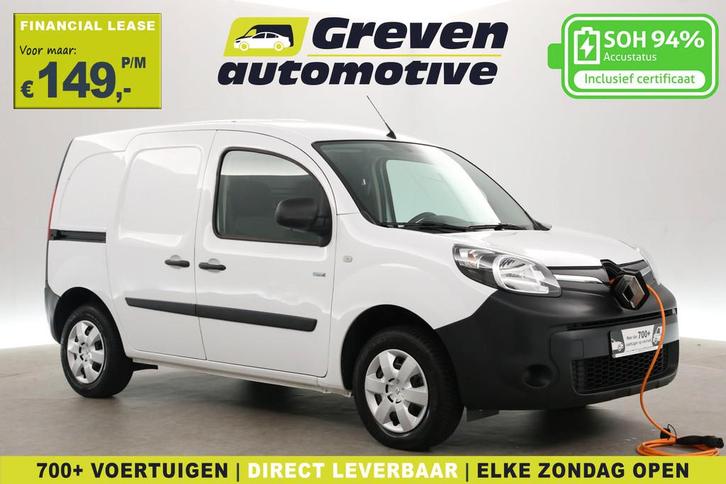 Renault Kangoo Z.E. 33 kWh | SOH 94% | Huur Accu | Airco | C, Auto's, Bestelauto's, Bedrijf, Te koop, ABS, Achteruitrijcamera