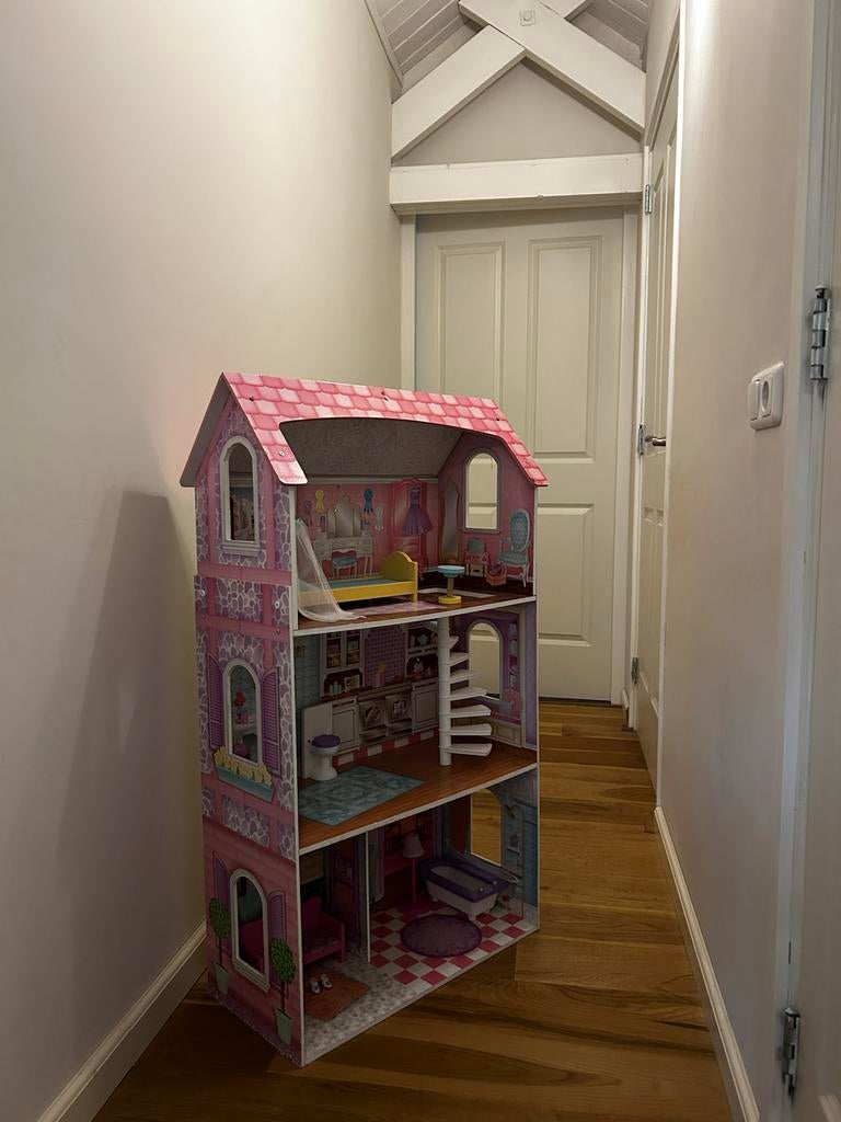 Groot Kidkraft Poppenhuis met Meubels, Ophalen, Gebruikt, Poppenhuis