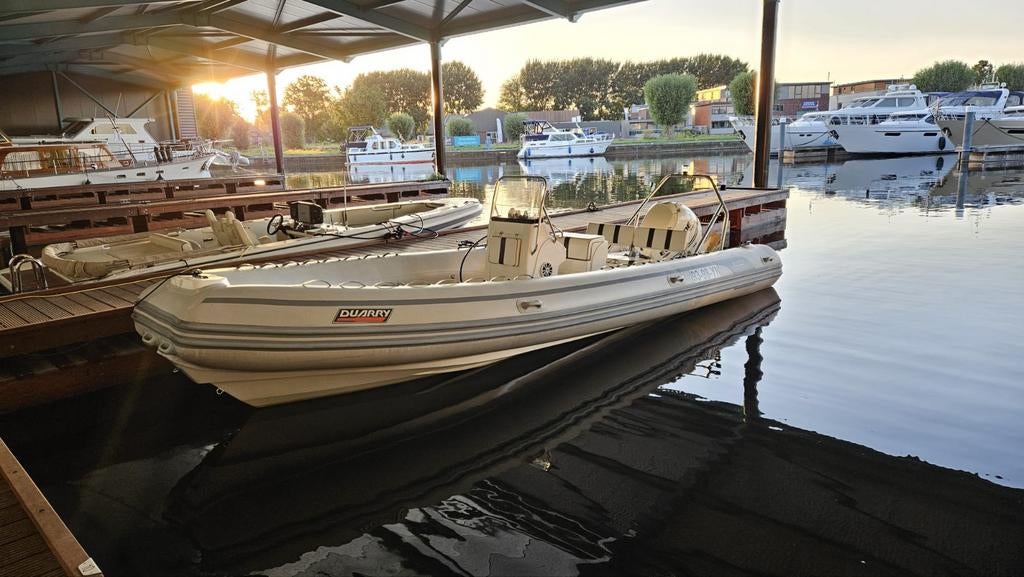 Duarry RIB 7.20m – 250PK Evinrude – 80 km/u, Ophalen, Overige materialen, Gebruikt, 6 meter of meer