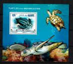 maldives 2013 pf blok schildpadden turtles reptielen, Ophalen of Verzenden, Postfris, Dier of Natuur