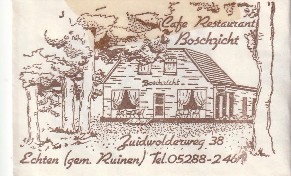 Suikerzakje #1001 : Boschzicht Echten - Ruinen, Verzenden, Nederland