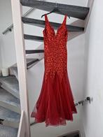 Elegante gelegenheod jurk maat m, Ophalen of Verzenden, Zo goed als nieuw, Maat 38/40 (M), Onder de knie