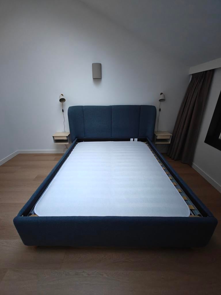 IKEA Tufjord  - Gunnared Blauw - 160x200, Ophalen, Blauw, Tweepersoons, Scandinavisch