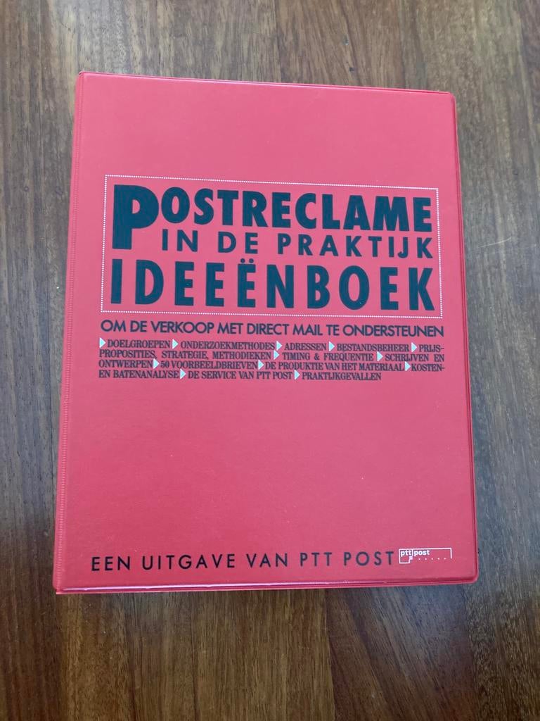 Postreclame in de praktijk ideeenboek, Ophalen of Verzenden, Zo goed als nieuw, Management