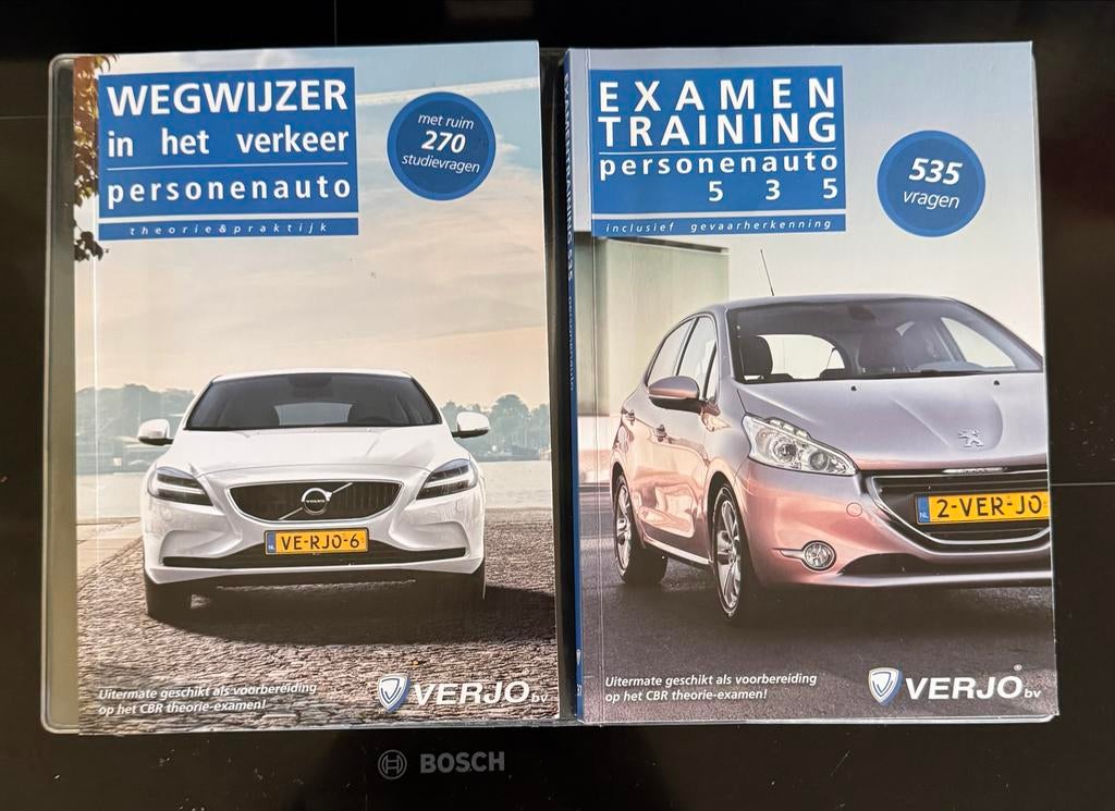 Theorie Examentraining Auto - Verjo (2 Boeken), Ophalen of Verzenden, Zo goed als nieuw, Algemeen