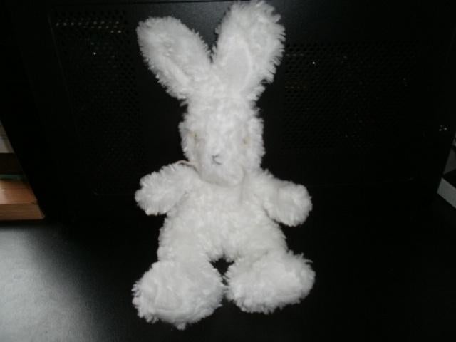 Hema konijn wit 27 cm korrels in billen en voeten zachte, Hema, Ophalen of Verzenden, Middelgroot (20 tot 80 cm), Wit