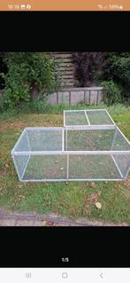 Buitenren/opfokhok van aluminium gazen panelen, Ophalen, Kippenhok of Kippenren