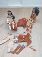 Barbie-achtige Indianenpoppen familie met accessoires, Ophalen of Verzenden, Barbie