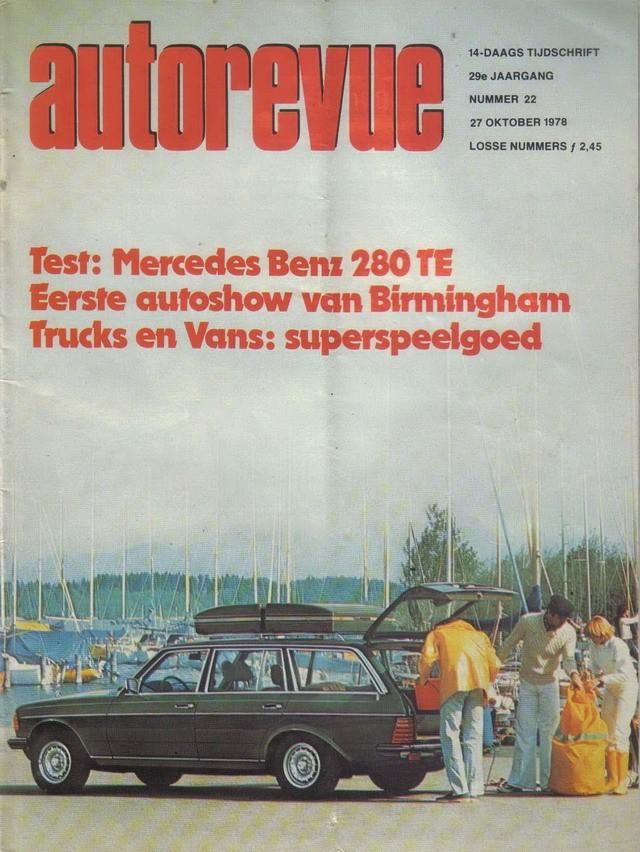 Autorevue 22 1978 : Mercedes Benz 280 TE W123, Ophalen of Verzenden, Gelezen, Algemeen