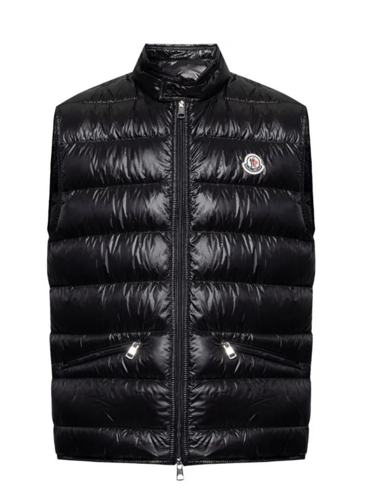 Moncler bodywarmer, Ophalen of Verzenden, Zo goed als nieuw, Maat 48/50 (M), Zwart