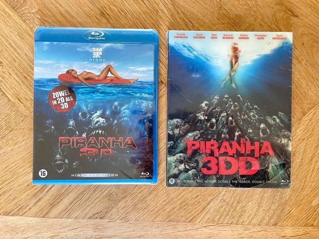 NIEUW: Piranha 3D + Piranha 3DD op Blu-ray (sealed, met NL), Cd's en Dvd's, Blu-ray, Ophalen of Verzenden, Nieuw in verpakking