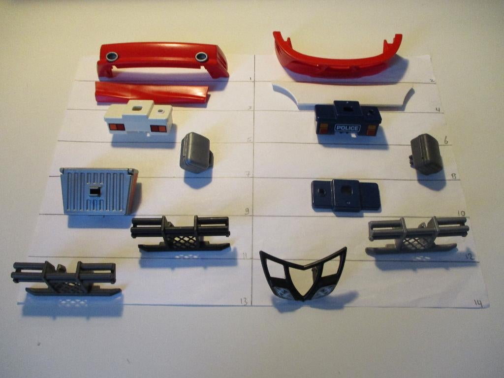 playmobil onderdelen auto/quad, Ophalen of Verzenden, Zo goed als nieuw, Los playmobil