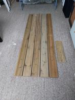 Grenen gewolmaniseerd 33x140mm vlonderplanken, Ophalen, 250 cm of meer, Planken