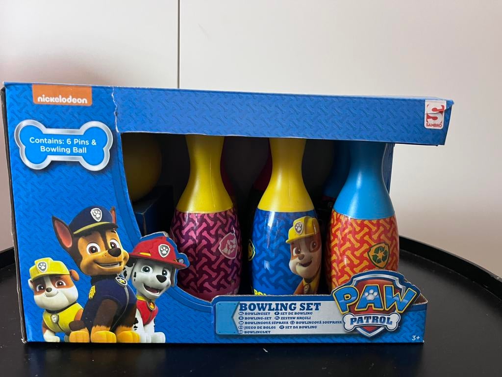 Paw patrol speelgoed bowling set, Ophalen, Zo goed als nieuw, Jongen of Meisje