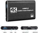 Game Capture - Video Capture Card - 4K HDMI - Incl. USB C, Computers en Software, Verzenden, Nieuw