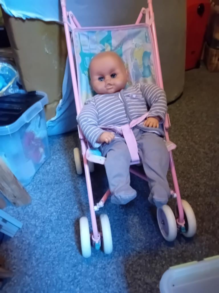 Poppenbuggy, Ophalen of Verzenden, Zo goed als nieuw