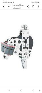 Harken Zeilsport Combi Blok met C-Cleat & Ratel - RVS, Ophalen of Verzenden, Zo goed als nieuw, 6 meter of meer, Grootzeil