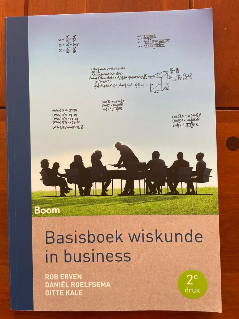 Basisboek wiskunde in business, Boeken, Ophalen, Zo goed als nieuw, Economie en Marketing