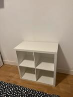 IKEA KALLAX kast 2x2 wit + 4 opbergbakken, Ophalen of Verzenden, Zo goed als nieuw