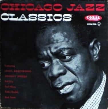 Chicago Jazz Classics oude jazz verzamel LP op Coral label, Ophalen, Gebruikt, 1940 tot 1960, 12 inch