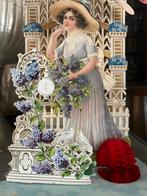 PRACHTIGE ANTIEKE POP-UP VERJAARDAGSKAART, Ophalen of Verzenden