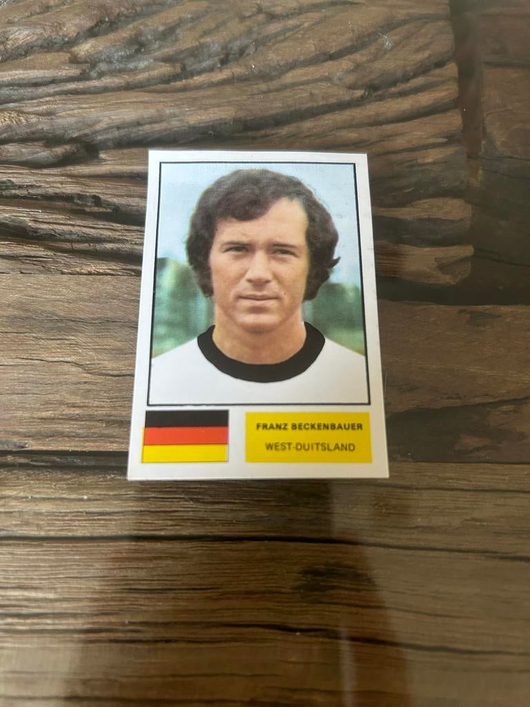 Voetbalplaatje Franz Beckenbauer WK 1974, Verzamelen, Ophalen of Verzenden, Gebruikt, Overige binnenlandse clubs, Spelerskaart