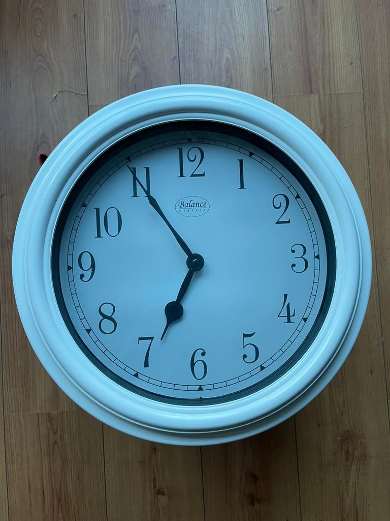 Wandklok 35cm, Ophalen, Zo goed als nieuw, Wandklok