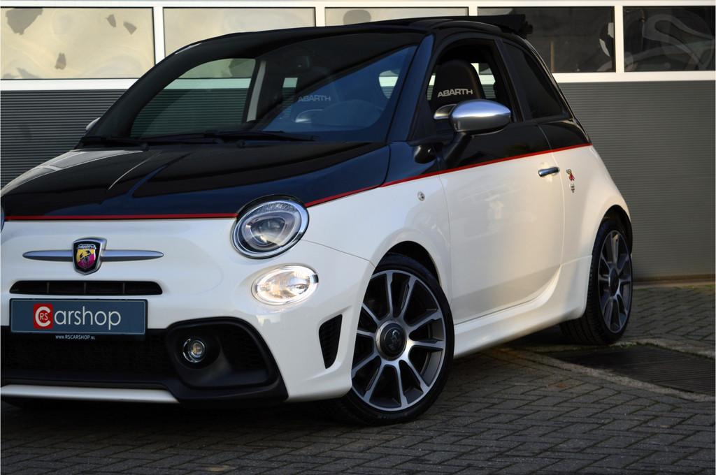 Abarth FIAT 595C 1.4 T-Jet Abarth Turismo 165PK Cabrio | Nav, Auto's, Abarth, Voorwielaandrijving, 12 maanden, Gebruikt, 4 cilinders