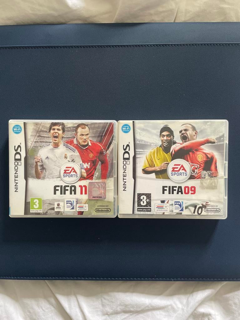 Fifa 09 & Fifa 11 Nintendo DS Spellen, Spelcomputers en Games, Games | Nintendo DS, Gebruikt, 1 speler, Ophalen of Verzenden, Vanaf 3 jaar