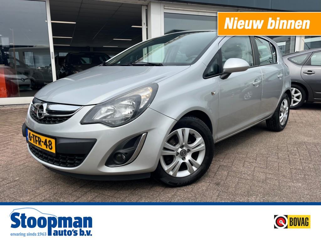 Opel CORSA 1.4 16v Design Ed. Automaat Airco Cruise, Auto's, Euro 5, 101 pk, Gebruikt, 4 cilinders