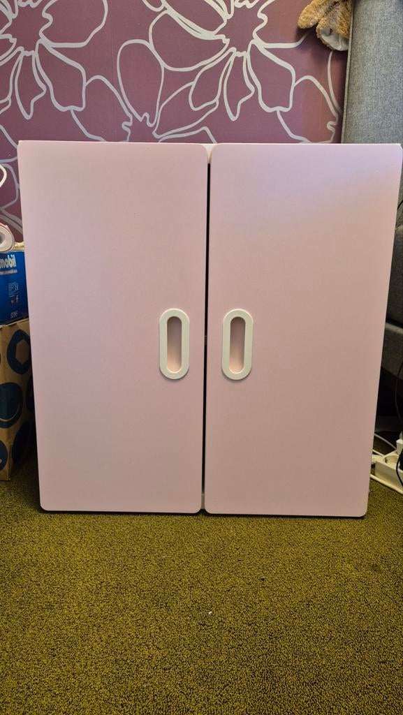Ikea Stuva roze kast, Kinderen en Baby's, Kinderkamer | Commodes en Kasten, Gebruikt, Minder dan 50 cm, Ophalen, Minder dan 90 cm