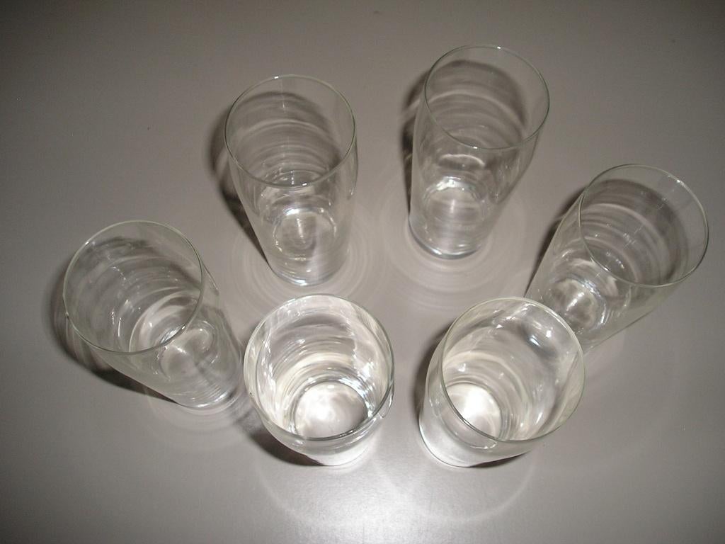 6 bier fluitjes, Ophalen of Verzenden, Zo goed als nieuw, Bierglas