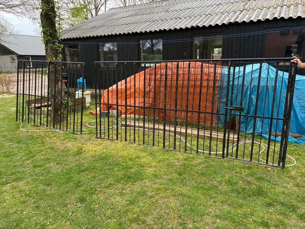 Hondenren ren hekwerk staal, Dieren en Toebehoren, Ophalen, Gebruikt